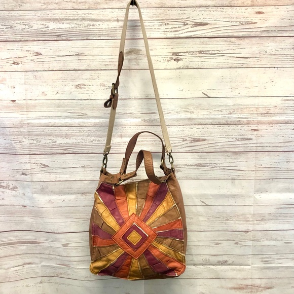 nine west patchwork purse